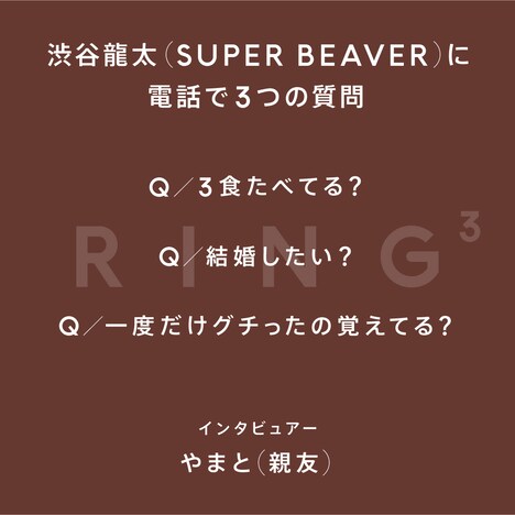 「RING3」第29回の質問一覧。