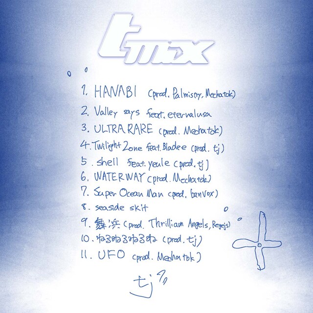 Tohji「t-mix」トラックリスト