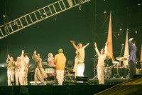 クラムボンとjABBKLAB。（撮影：日隈天明、ハラエリ、ヤマモトハンナ）