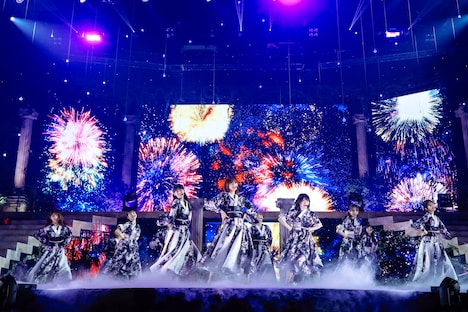 「櫻坂46 渡邉理佐 卒業コンサート」の様子。（撮影：上山陽介）