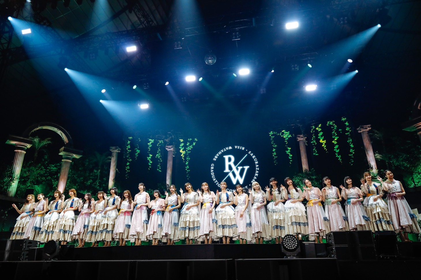 「櫻坂46 渡邉理佐 卒業コンサート」の様子。（撮影：上山陽介）