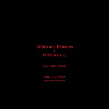 「Lillies and Remains × PSYSALIA 人」告知ビジュアル
