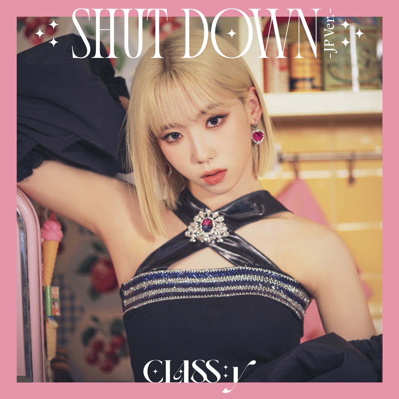 CLASS:y「SHUT DOWN -JP Ver.-」ヘジュ盤ジャケット