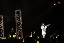 「まねきケチャJAPAN TOUR 2022『招かれロード』」東京・チームスマイル・豊洲PIT公演の様子。（Photo by Masayo）
