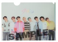 「mini」2022年7月号増刊号「Stray Kids SPECIAL EDITION」付録のA5サイズクリアファイルデザイン。