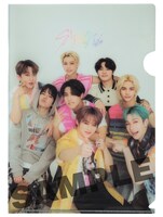 「mini」2022年7月号通常号付録のB5サイズクリアファイルデザイン。