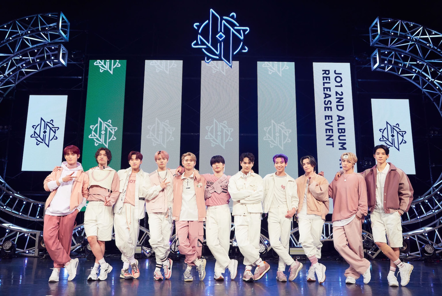 「JO1 2ND ALBUM『KIZUNA』リリース記念イベント」の様子。(c) LAPONE ENTERTAINMENT