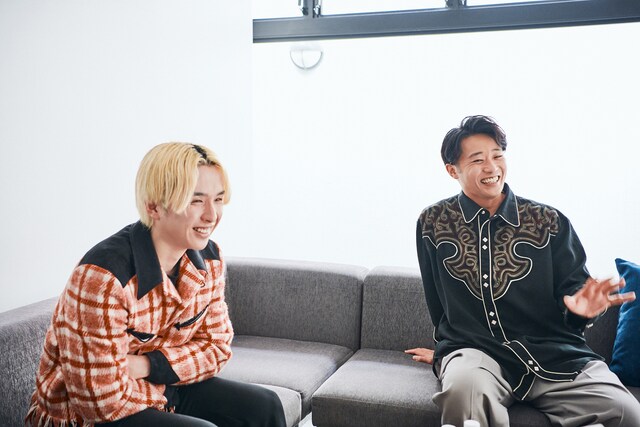 左からSota（GANMI）、shoji（s**t kingz）。