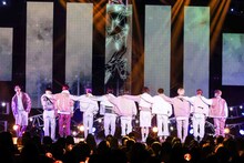 「JO1 2ND ALBUM『KIZUNA』リリース記念イベント」の様子。(c) LAPONE ENTERTAINMENT