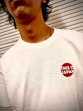 THIS IS JAPAN×F-LAGSTUF-F コラボTシャツ 着用画像（前）