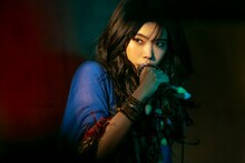 「ジャニス」キービジュアル撮影時のアイナ・ジ・エンド。