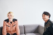 左からSota（GANMI）、shoji（s**t kingz）。