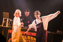 chelmicoと%C。（撮影：曽我美芽）