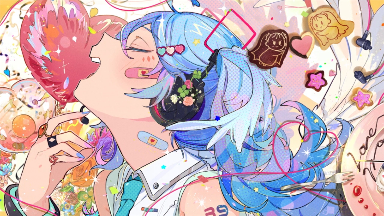 DECO*27「愛言葉IV」MVのワンシーン。