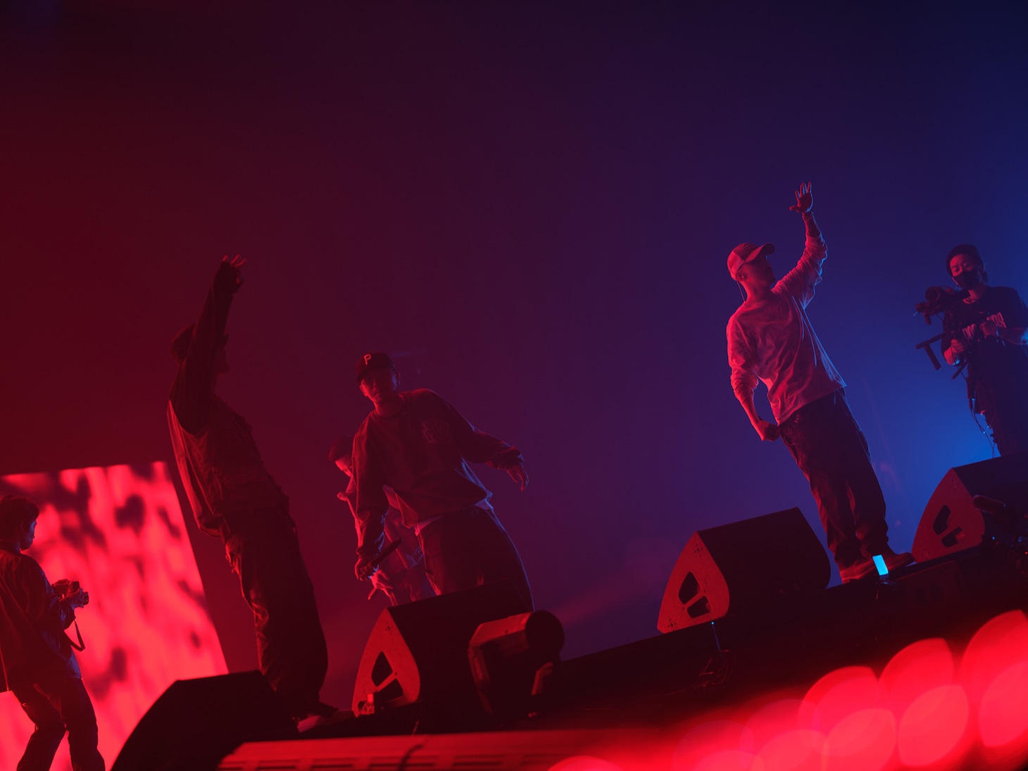 KANDYTOWNのライブの様子。（Photo by Jun Yokoyama）