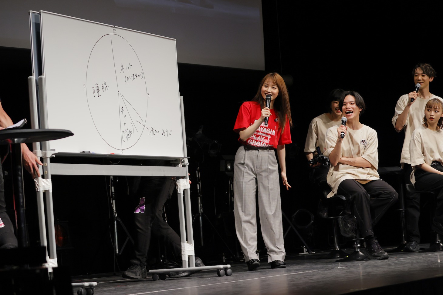 「里保の24」のコーナーの様子。