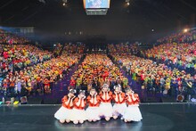 超ときめき♡宣伝部「ときめき♡夏の晴れ舞台2022」で撮影された集合写真。