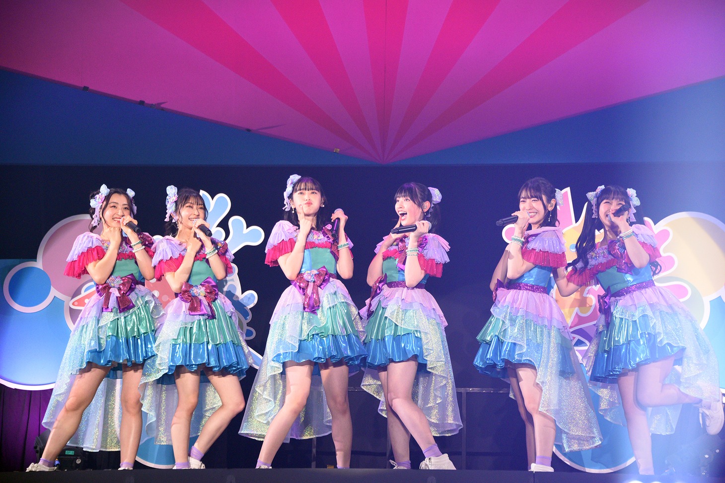 超ときめき♡宣伝部「ときめき♡夏の晴れ舞台2022」の様子。