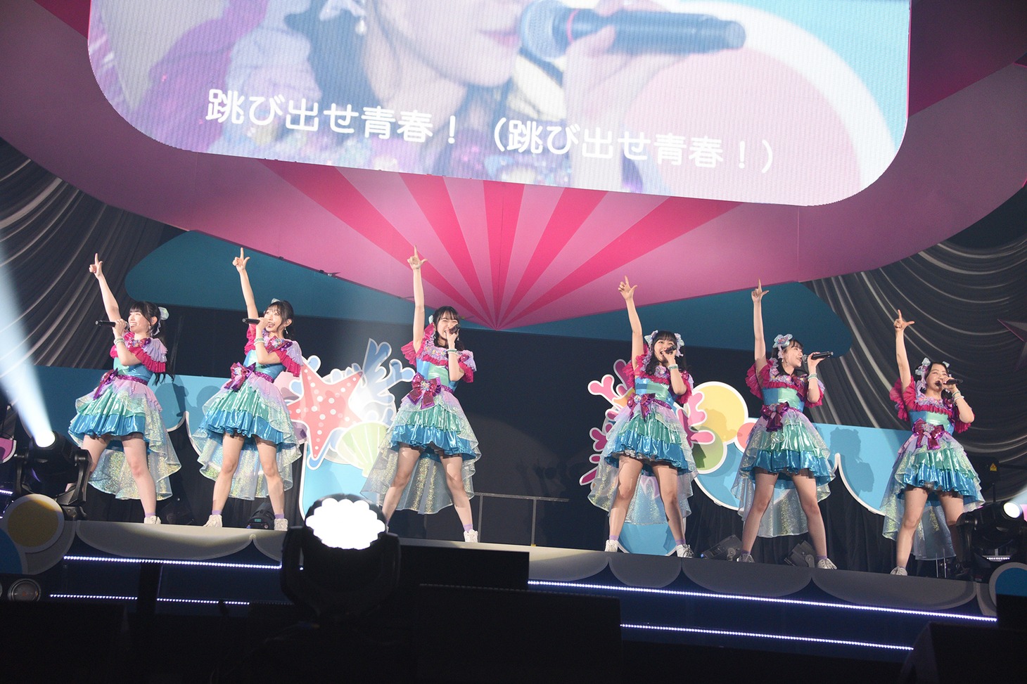 超ときめき♡宣伝部「ときめき♡夏の晴れ舞台2022」の様子。