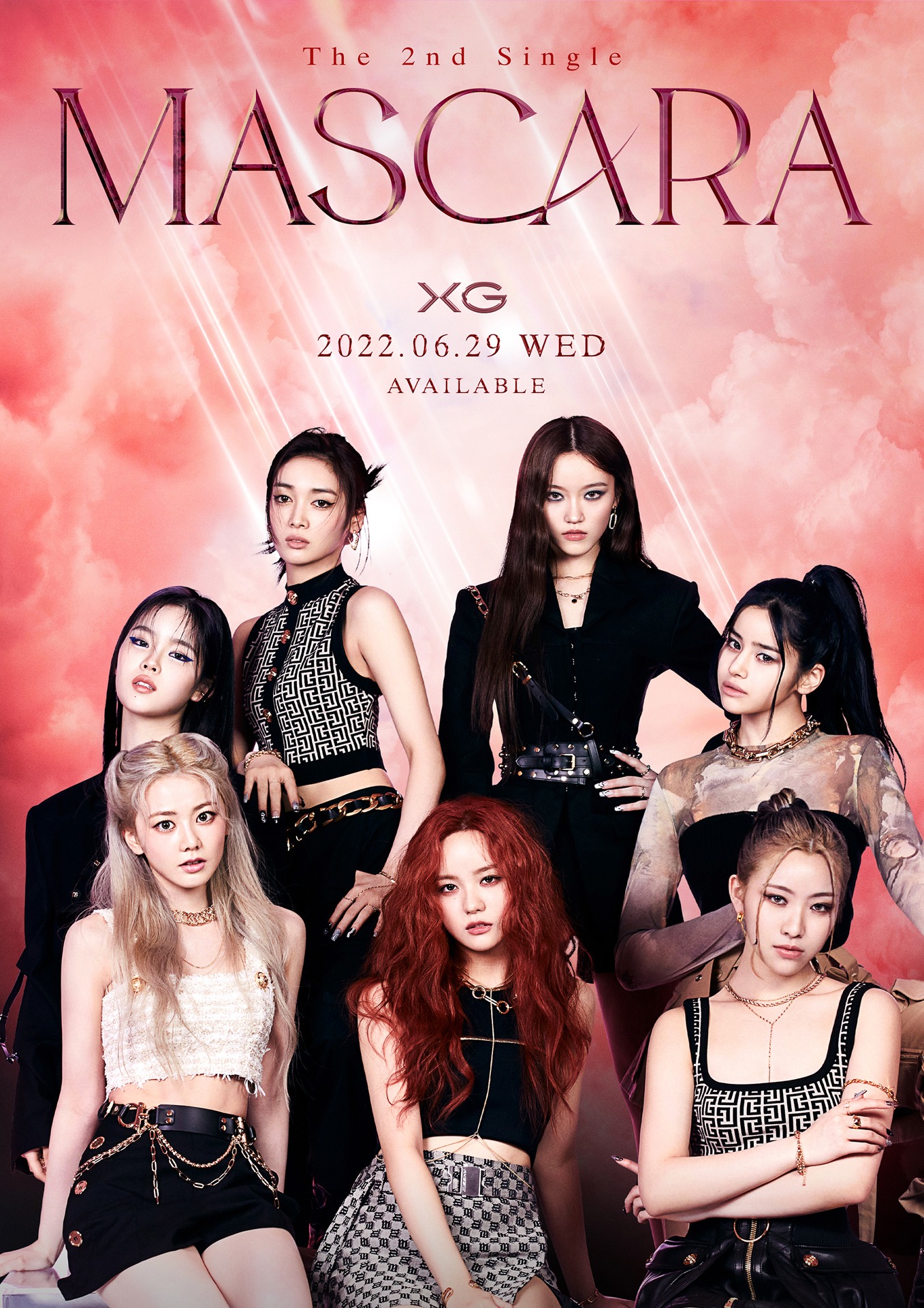 XG「MASCARA」告知ビジュアル