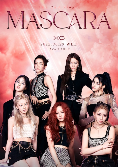 XG「MASCARA」告知ビジュアル
