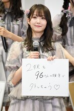 自分の“愛されコンプレックス”を発表する大谷映美里。