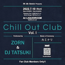 ZORN「Chill Out Club Vol.1」告知ビジュアル