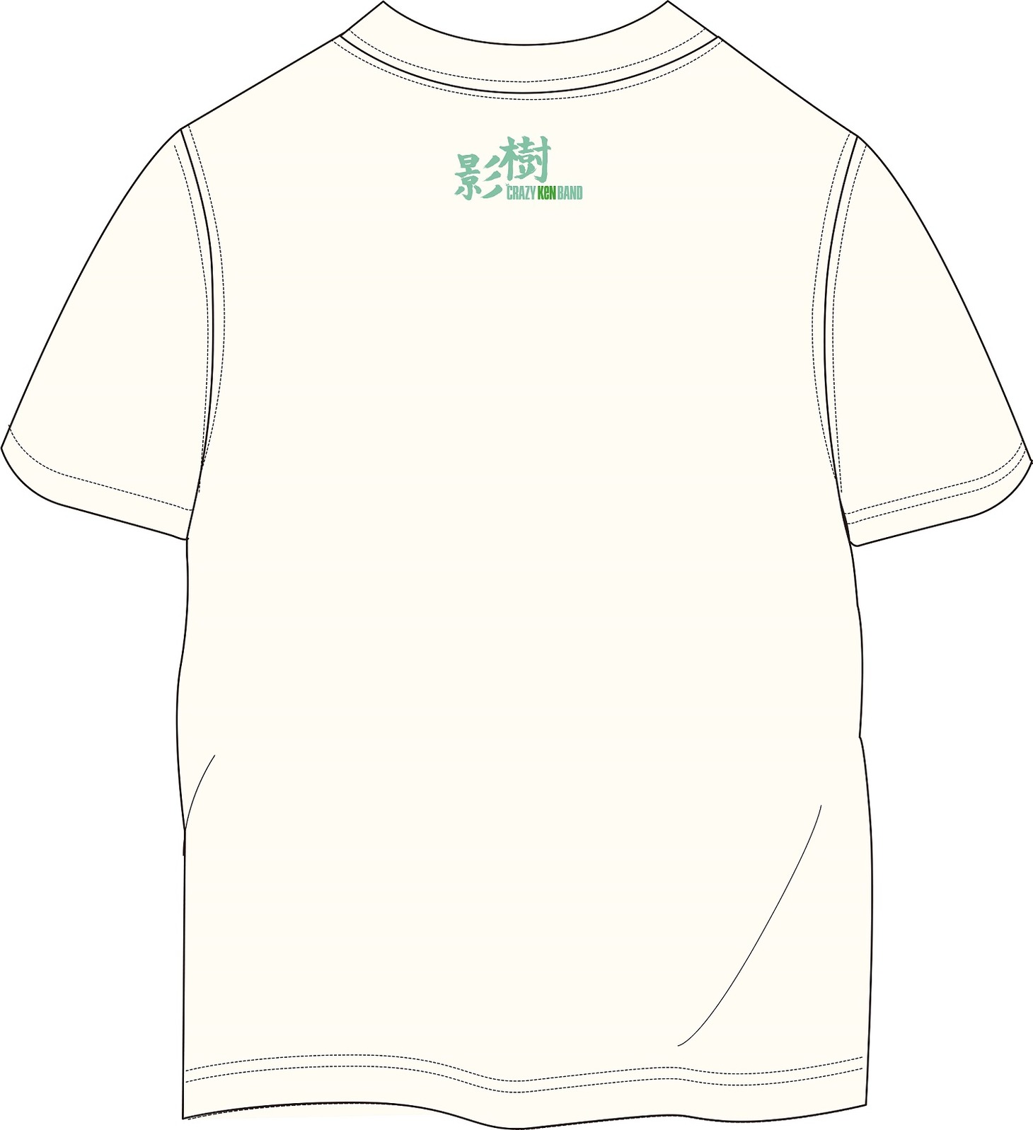 UNIVERSAL MUSIC STORE 限定「樹影」Tシャツ（裏）
