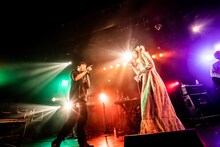 左から浅見北斗（Have a Nice Day!）、大森靖子。（Photo by Masayo）