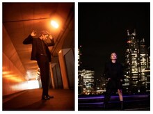 左から川尻蓮（JO1）、RIEHATA。