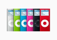 iPod nano。2006年9月25日に発表された第2世代。