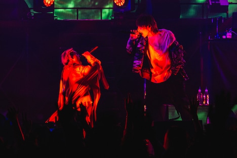 Novel Core「1st ONEMAN LIVE “I AM THE TROUBLE”」の様子。