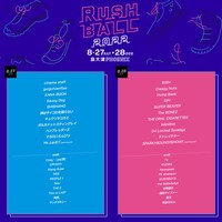 「RUSH BALL 2022」出演アーティスト