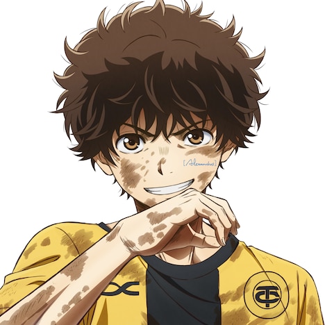 [Alexandros]「無心拍数（アオアシver.）」配信ジャケット