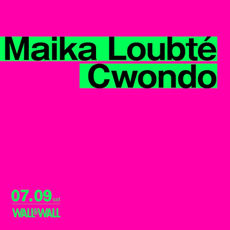 「Maika Loubté x Cwondo」告知ビジュアル