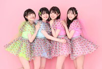 虹のコンキスタドール予科生。左から的場華鈴、石浜芽衣、原田珠々華、尾林結花。