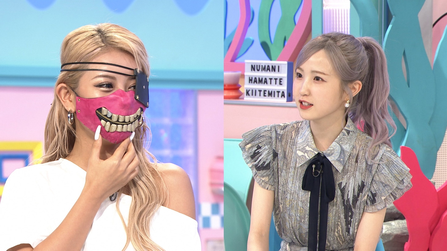 「レザークラフト沼」のハマったさんと本田仁美（AKB48）。（写真提供：NHK）