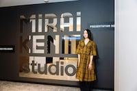 MIRAIKEN studio（未来研スタジオ）の入口付近。