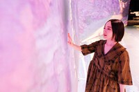 MIRAIKEN studio（未来研スタジオ）のLEDディスプレイ。