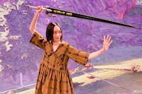 アルフェンになりきるのっちさん。