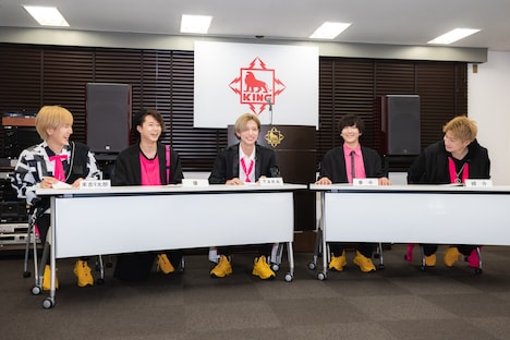 オンライン記者会見の様子。