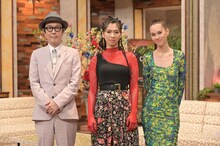 左からリリー・フランキー、UA、水原希子。（写真提供：NHK）