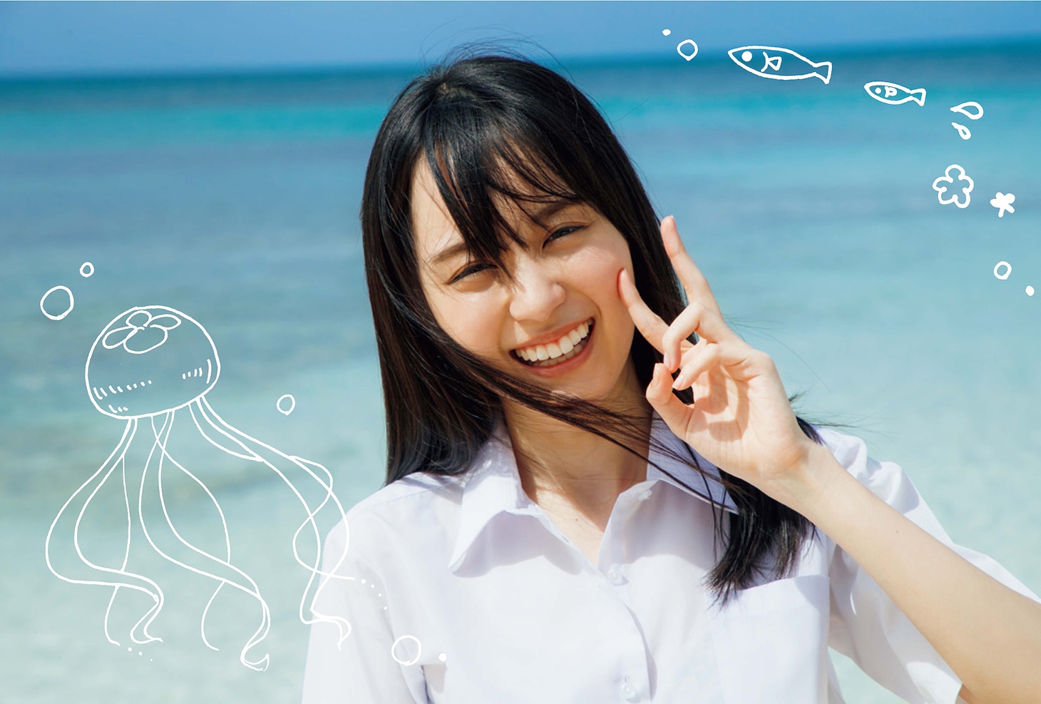 乃木坂46賀喜遥香1stソロ写真集「まっさら」より。賀喜遥香お気に入りのカット。