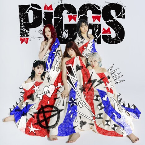 PIGGS「豚反骨精神論 / BURNING PRIDE」Type Bジャケット