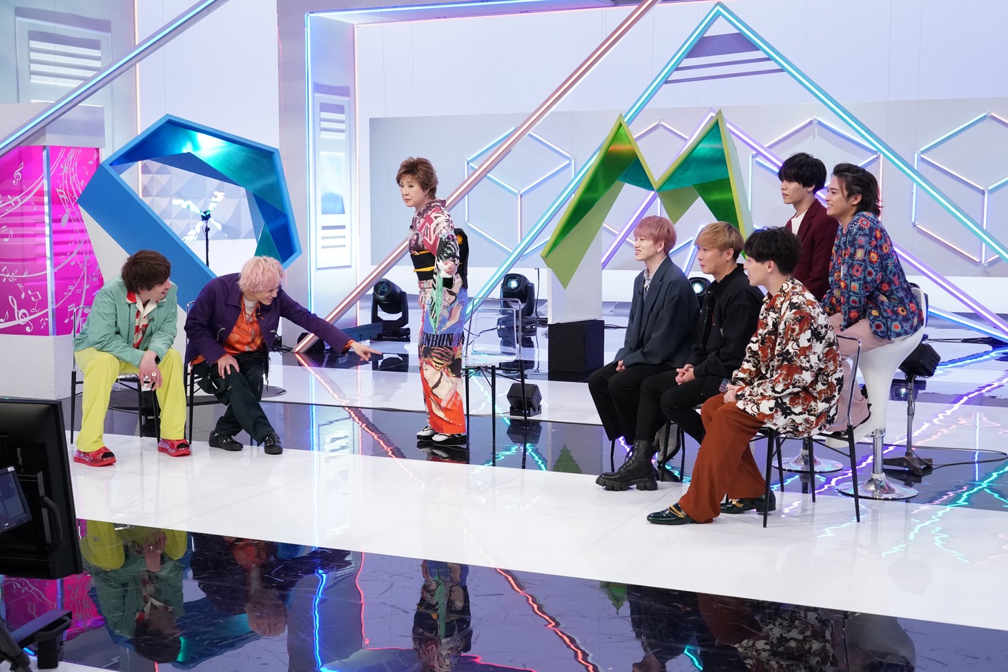 左からEXIT、小林幸子、Da-iCE。(c)日本テレビ