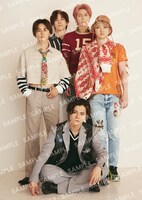 「Virgin Express Greatest Stories Vol.2」HMV ONLINE特典の大判フォトカードデザイン。