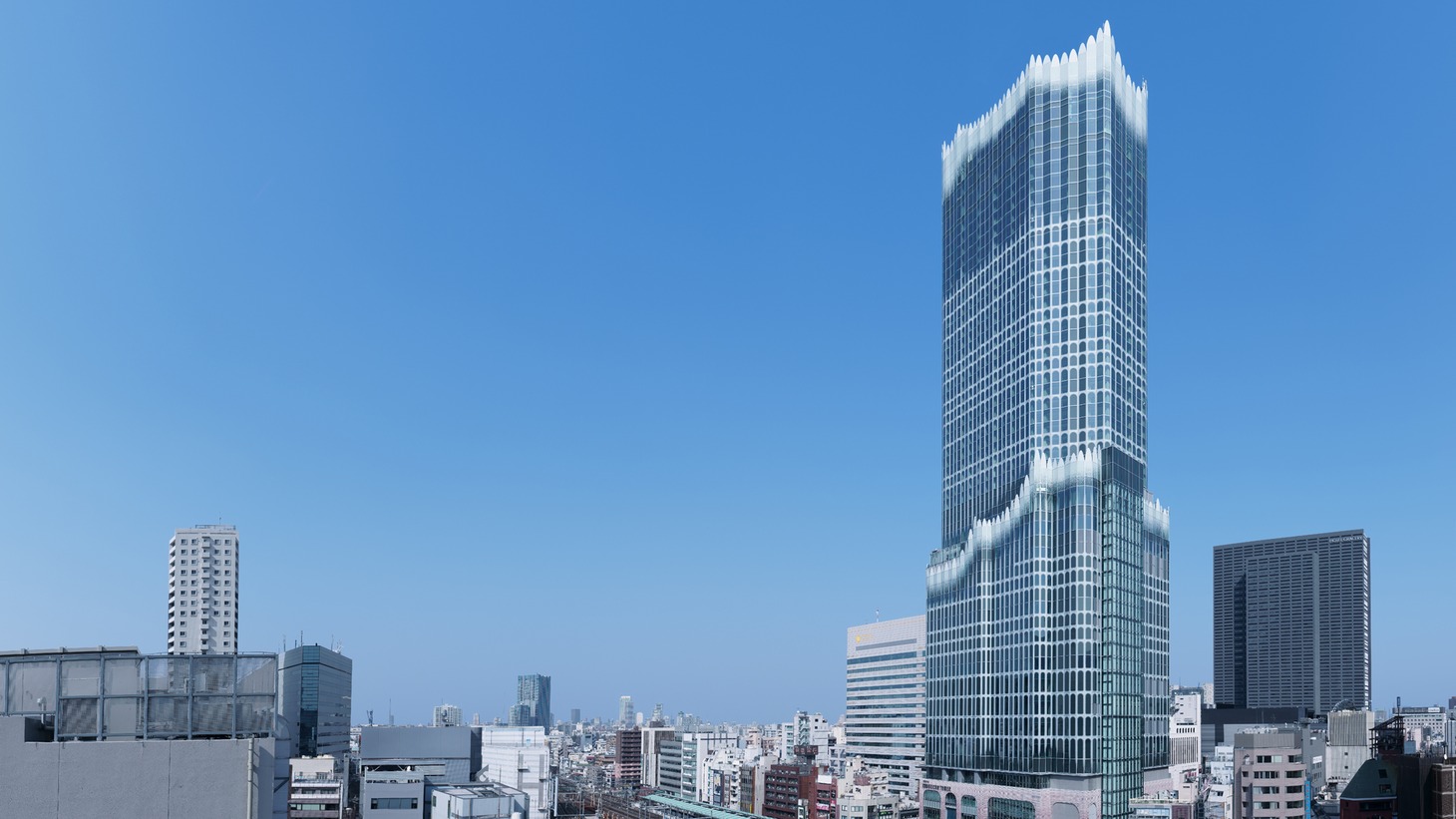 東急歌舞伎町タワー周辺のパノラマイメージ。