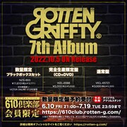 ROTTENGRAFFTY 7thアルバムの告知ビジュアル。