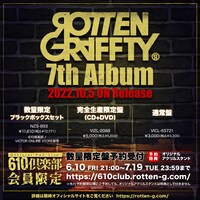 ROTTENGRAFFTY 7thアルバムの告知ビジュアル。