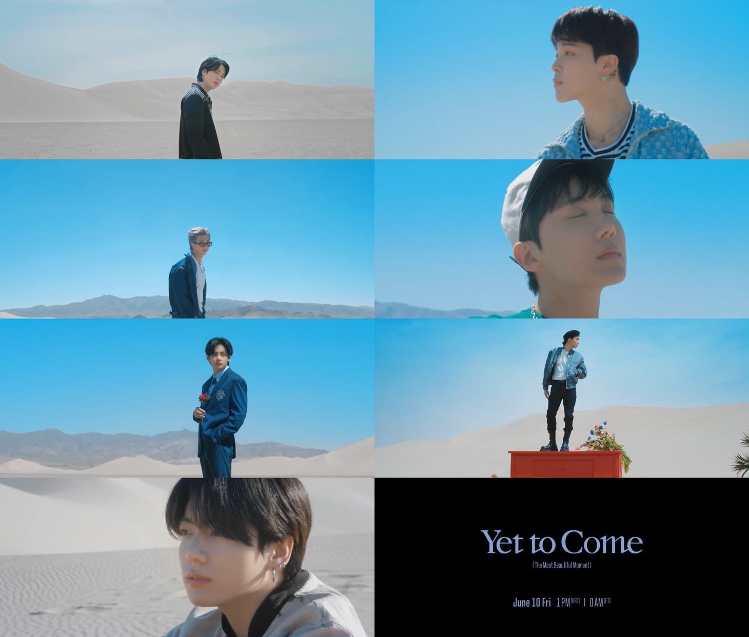 BTS「Yet To Come（The Most Beautiful Moment）」ミュージックビデオティザー映像より。(P)&(C)BIGHIT MUSIC